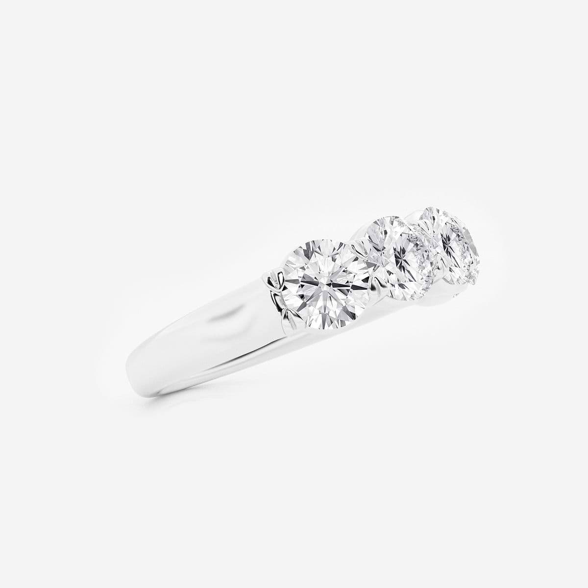 Additional Image 1 for  2 ctw Round Lab Grown Diamond Five-Stone Anniversary Band