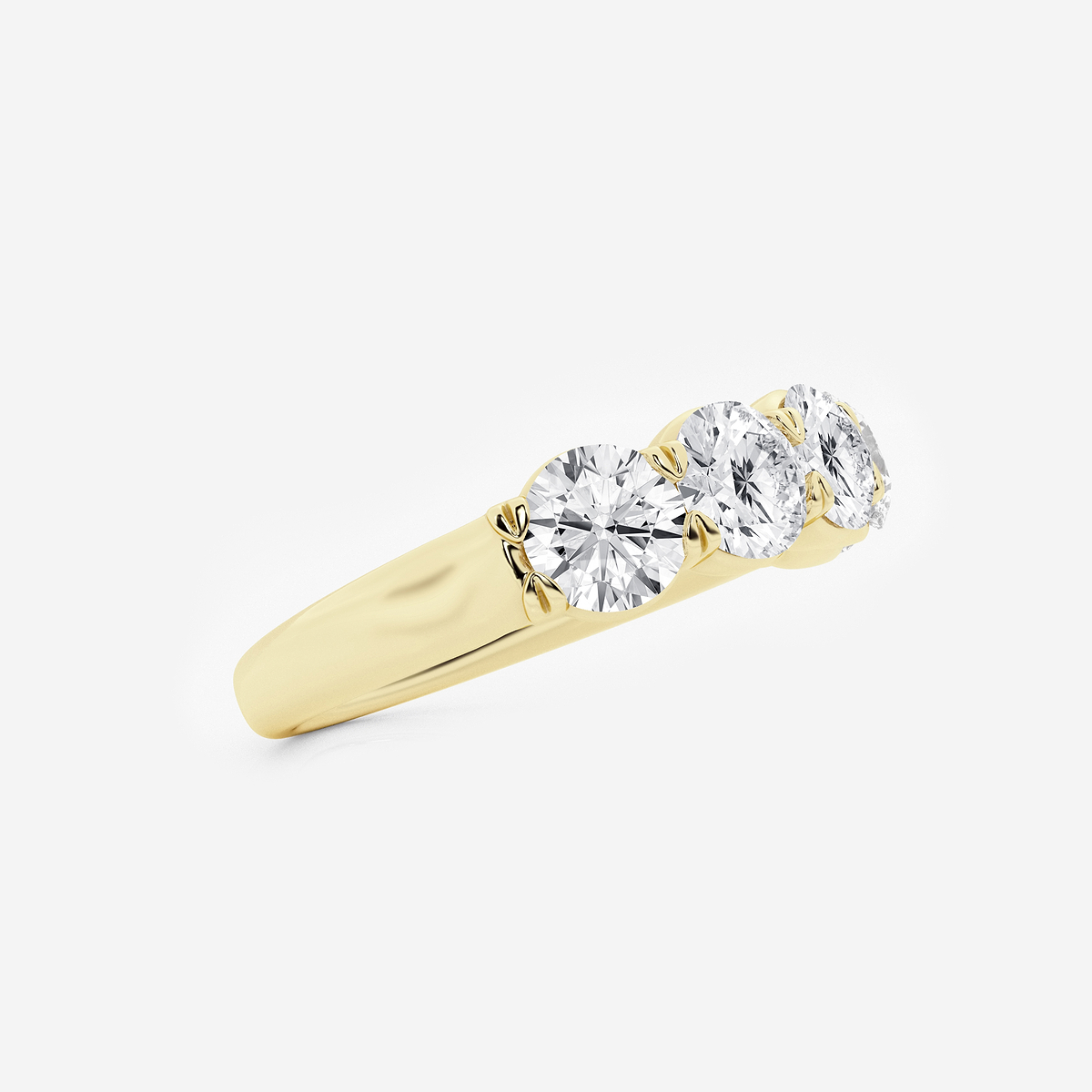 Additional Image 1 for  2 ctw Round Lab Grown Diamond Five-Stone Anniversary Band