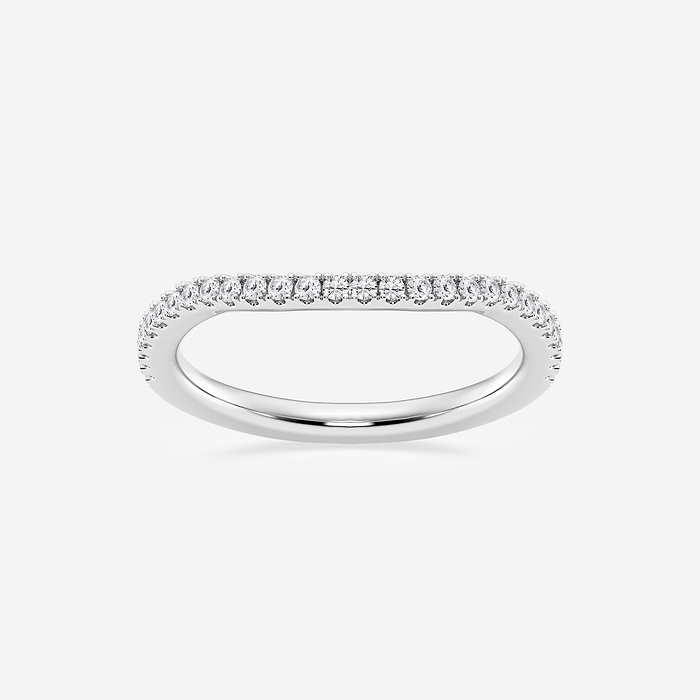 1/5 ctw Round Lab Grown Diamond Prong Set Wedding Band