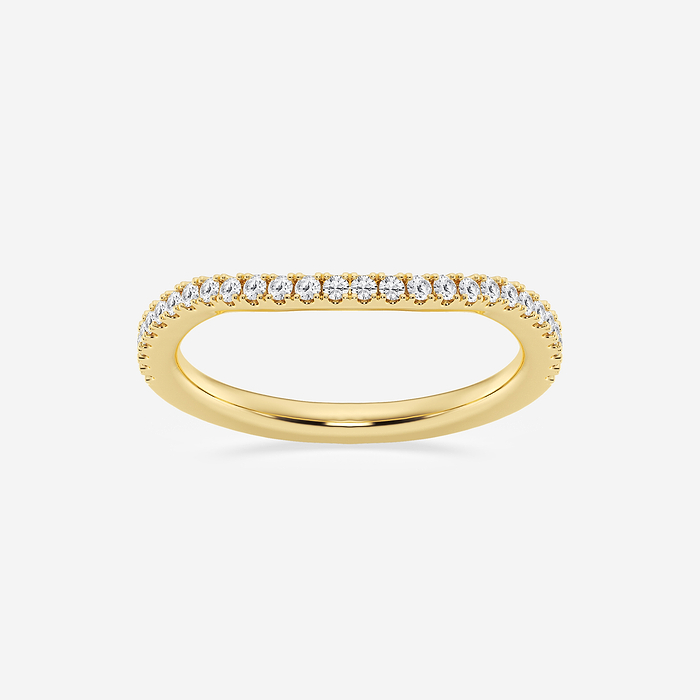 1/5 ctw Round Lab Grown Diamond Prong Set Wedding Band