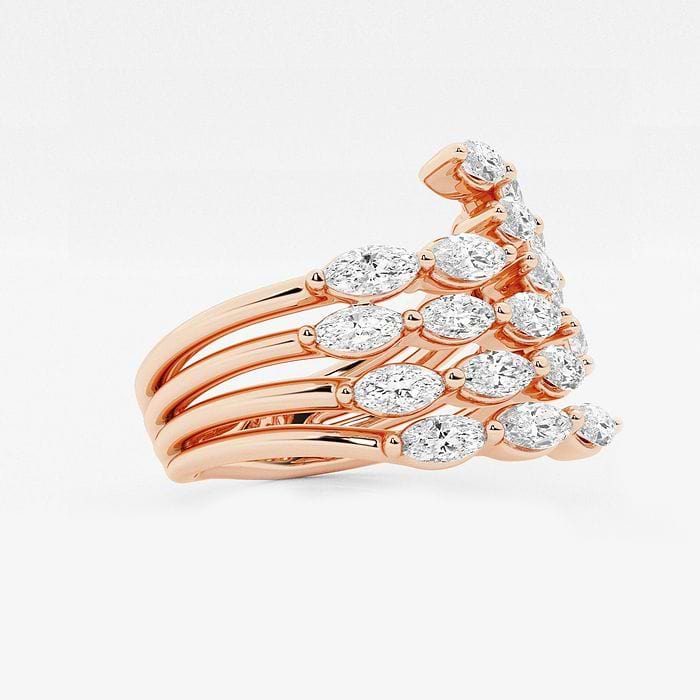 Open Marquise Fashion Band