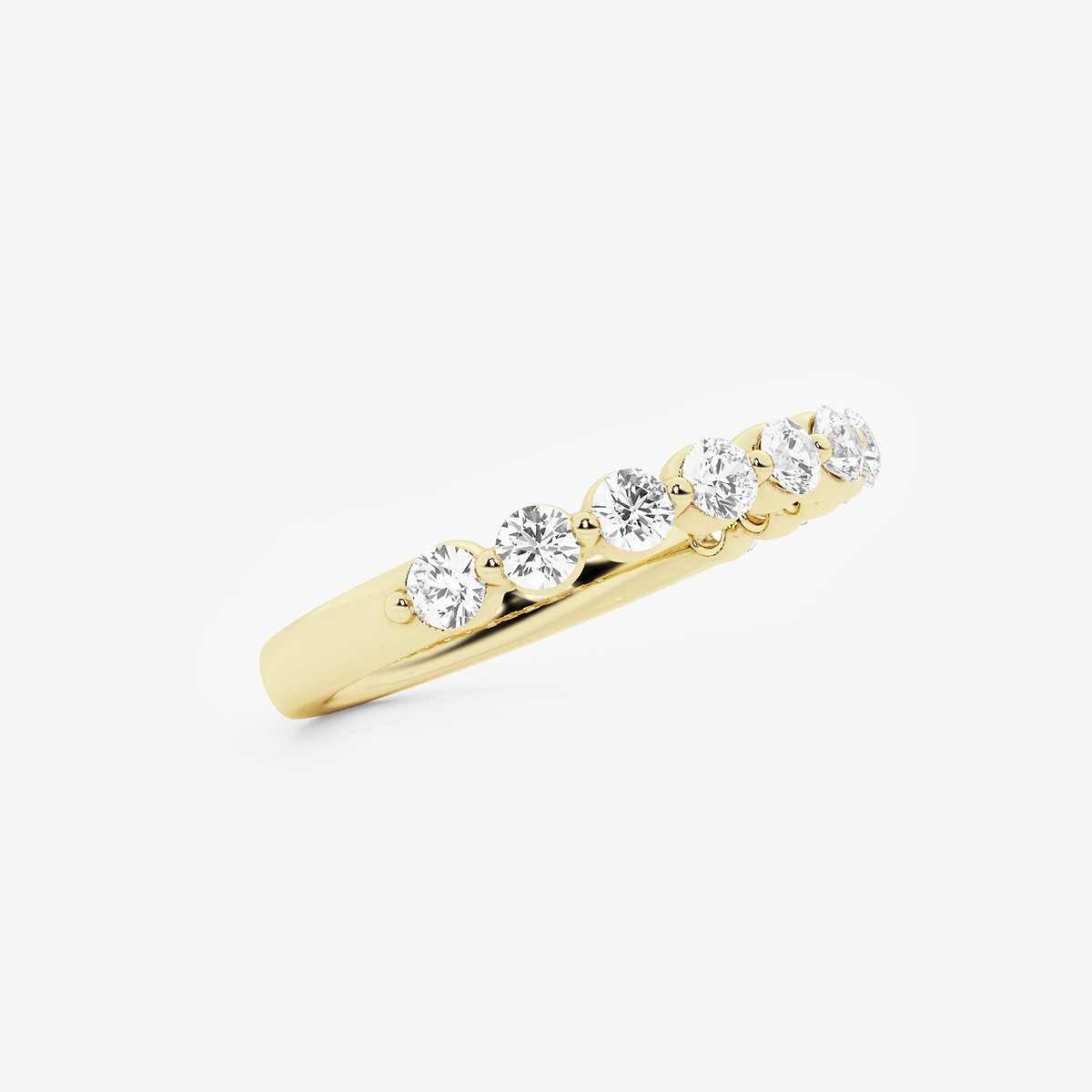 Additional Image 1 for  1/2 ctw Round Lab Grown Diamond Floating Wedding Band
