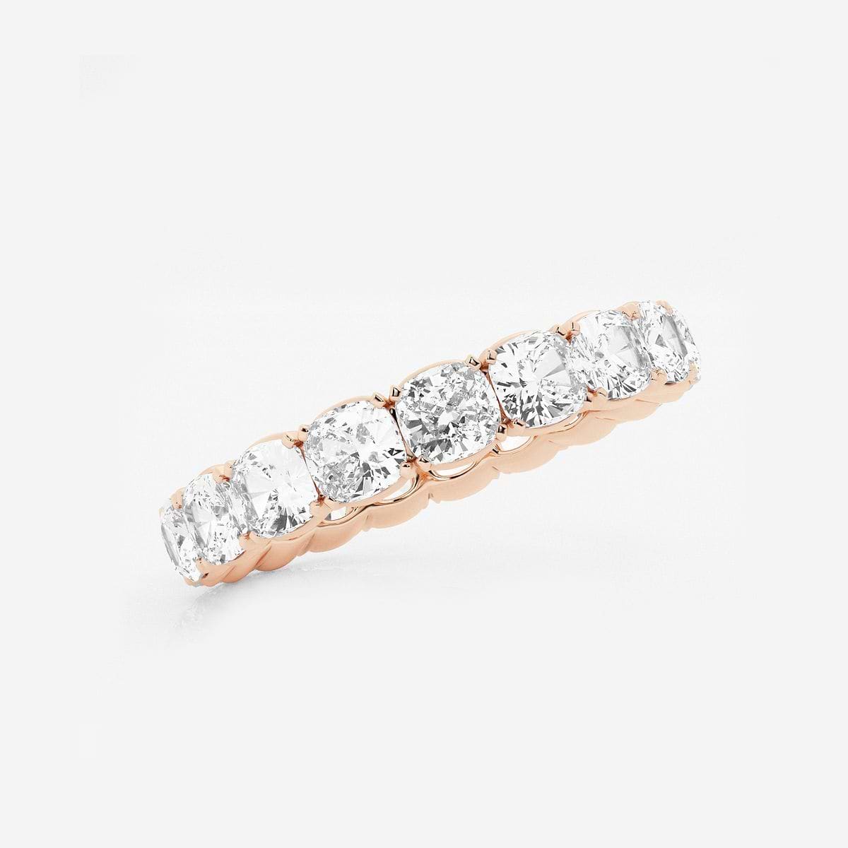 Additional Image 1 for  4 ctw Cushion Lab Grown Diamond Eternity Band - 3.6mm Width