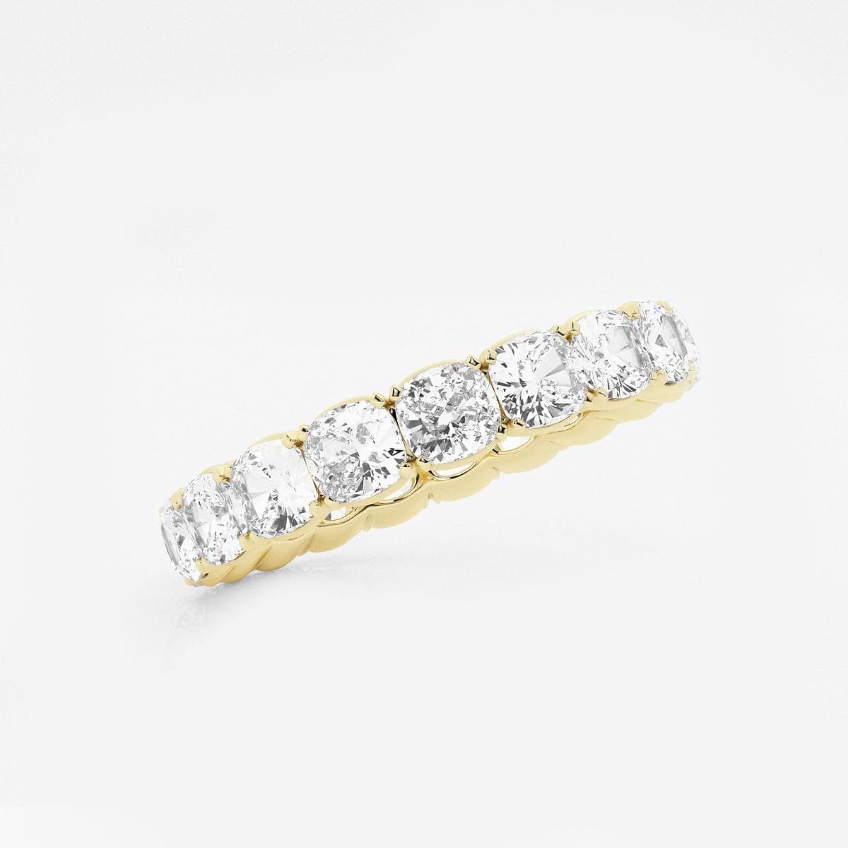 Additional Image 1 for  4 ctw Cushion Lab Grown Diamond Eternity Band - 3.7mm Width