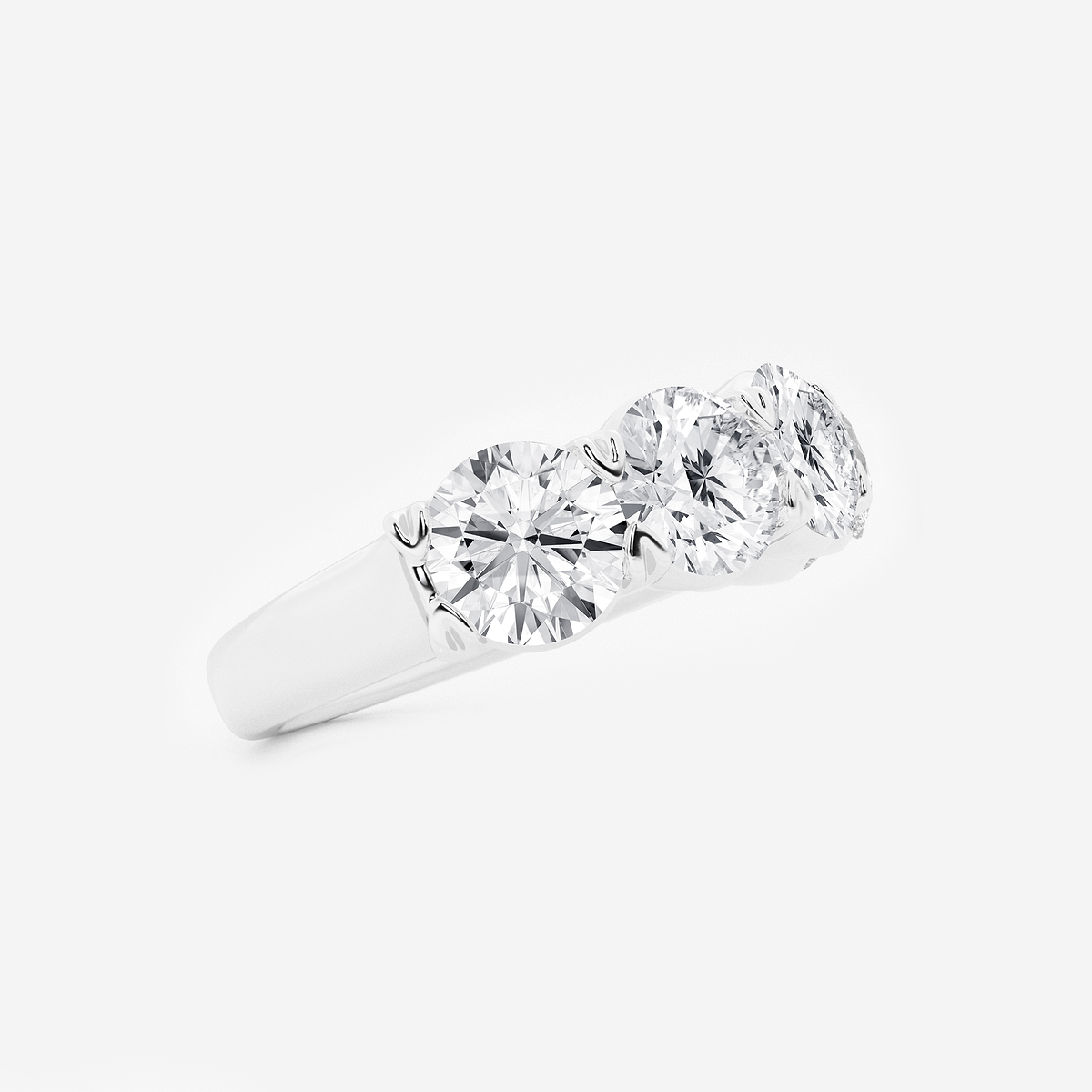 Additional Image 1 for  4 ctw Round Lab Grown Diamond Five-Stone Anniversary Band