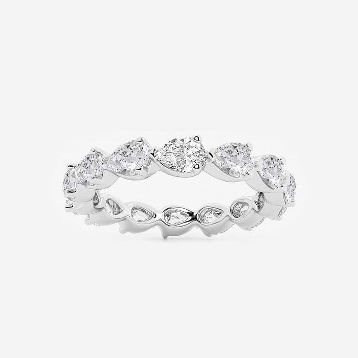 Floating Pear Eternity Band