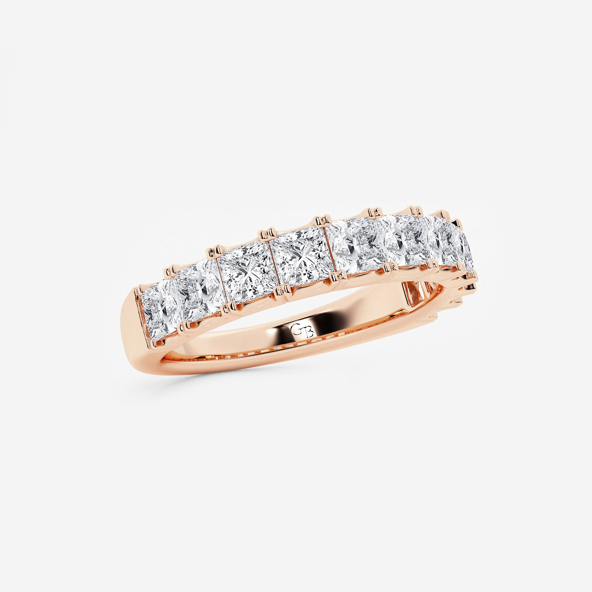 Additional Image 1 for  1 1/2 ctw Princess Lab Grown Diamond Eleven-Stone Wedding Band