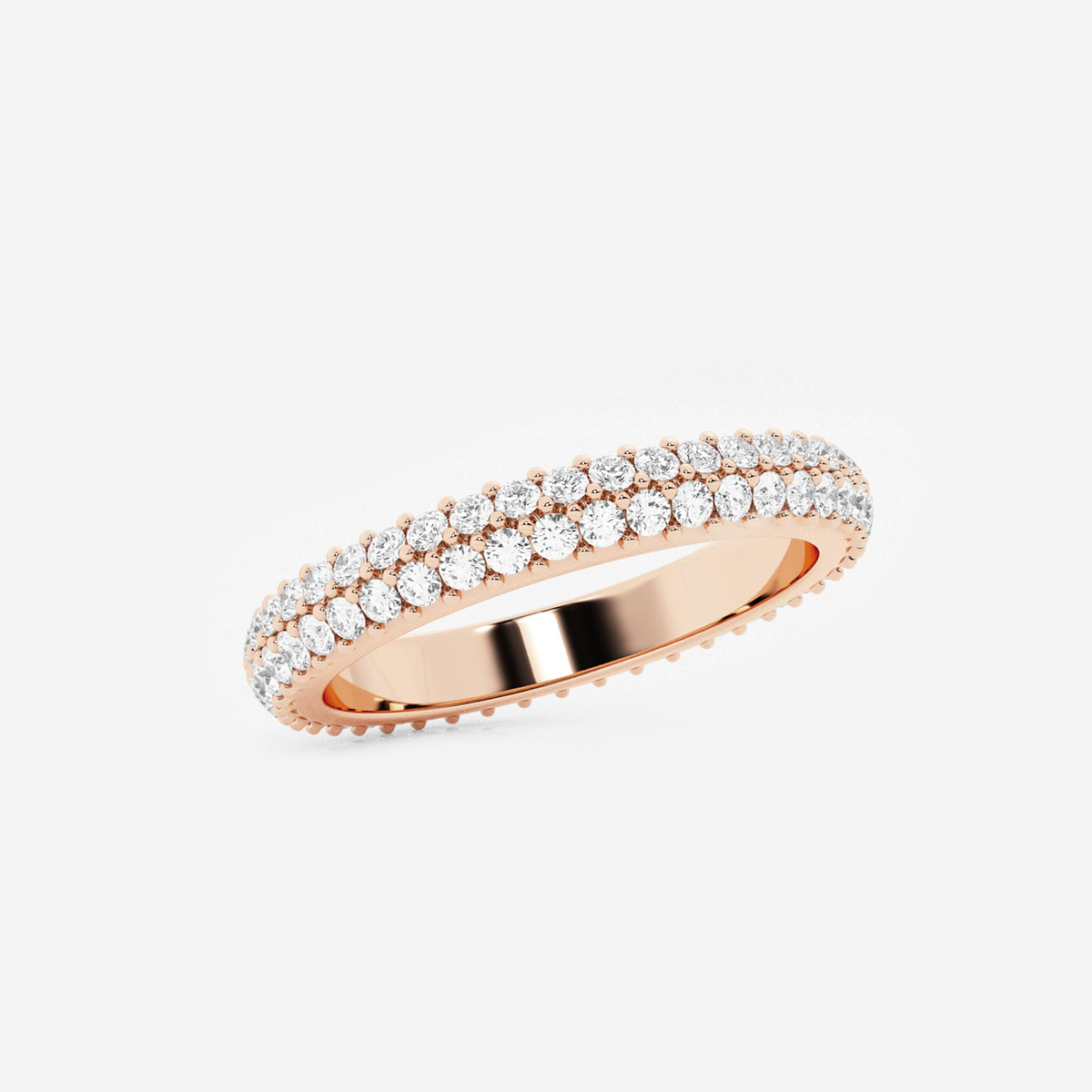 Additional Image 1 for  naas Ethereal 7/8 ctw Round Lab Grown Diamond Bold Eternity Band - 2.8mm Width