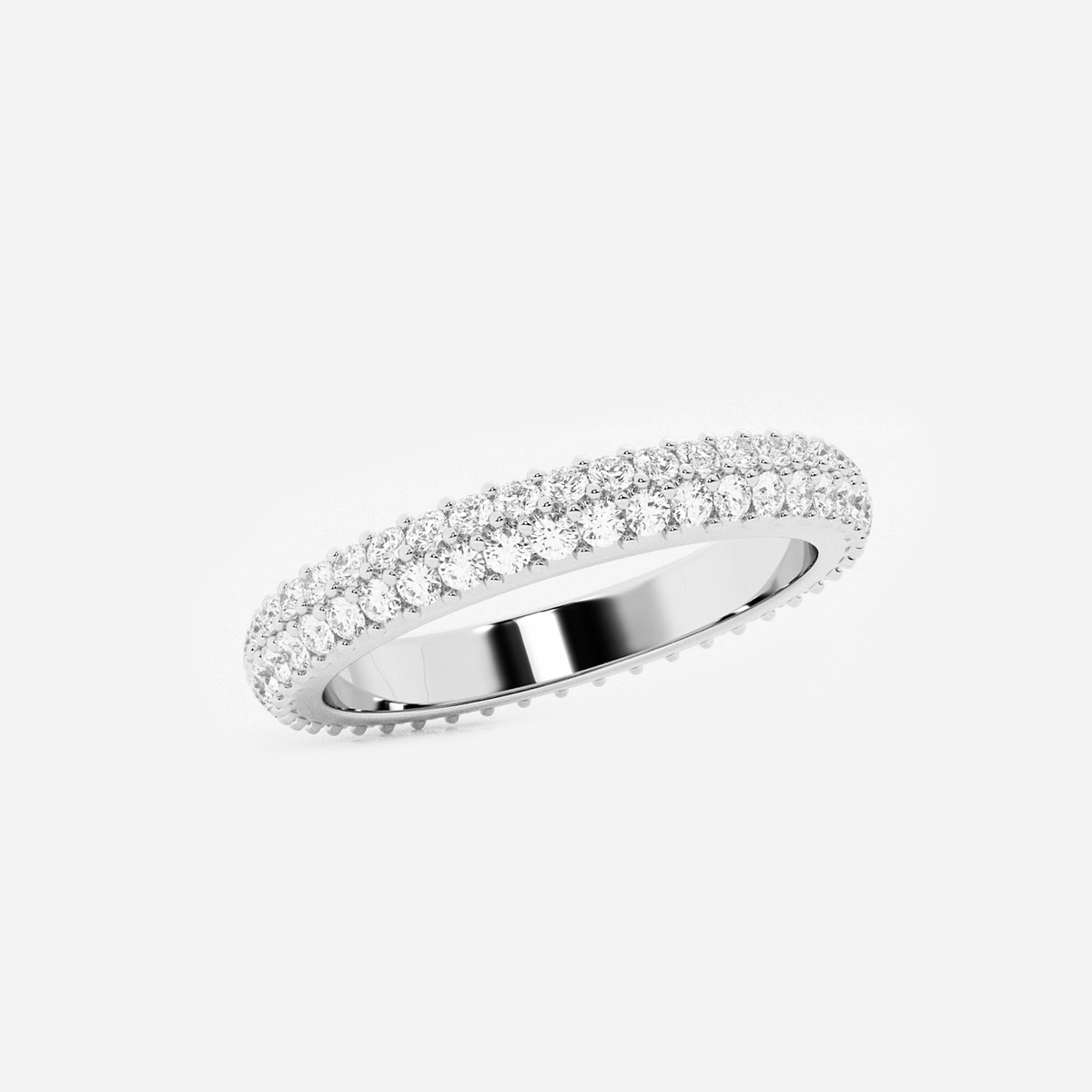 Additional Image 1 for  naas Ethereal 7/8 ctw Round Lab Grown Diamond Bold Eternity Band - 2.8mm Width