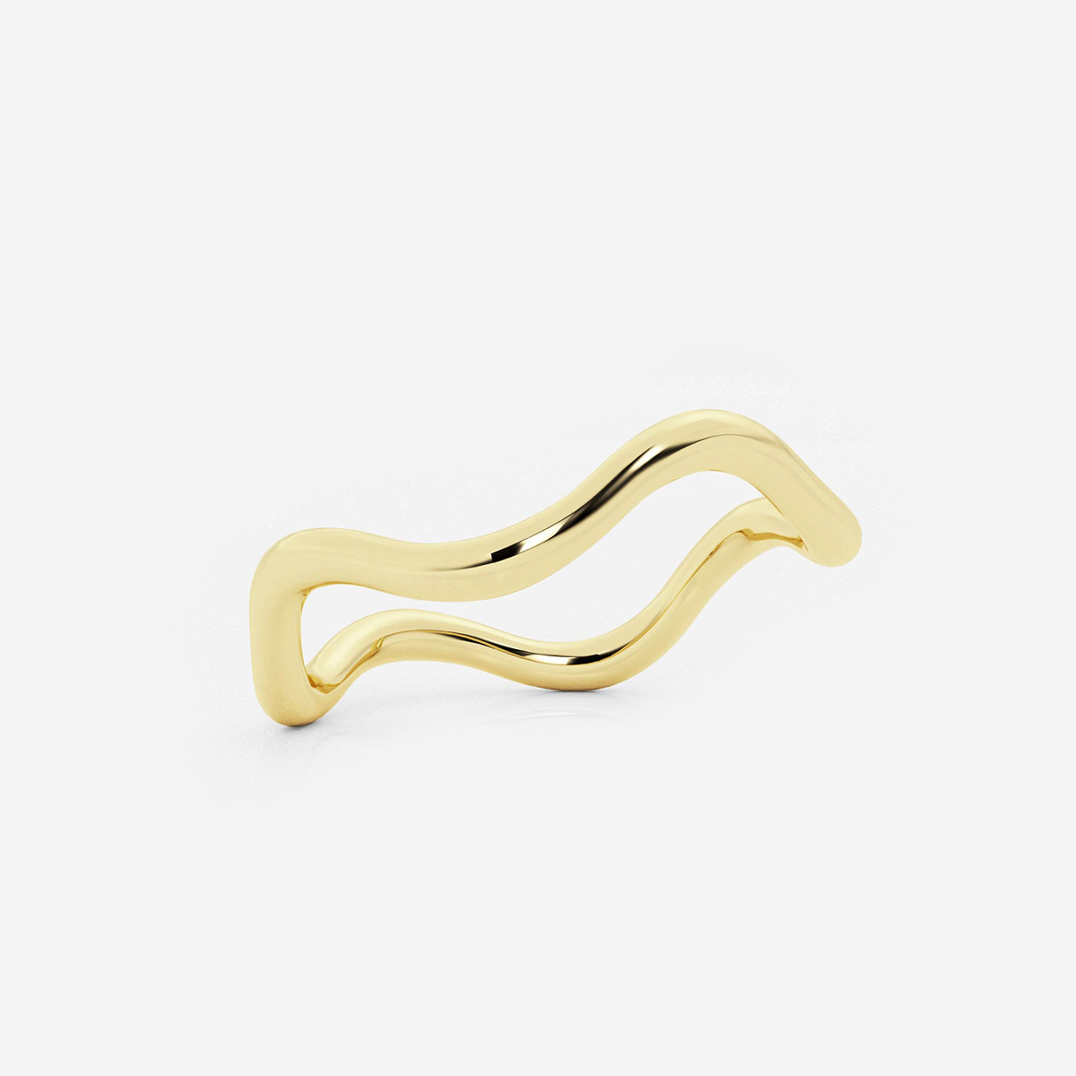 Additional Image 1 for  näas Eärth Wave Stackable Ring