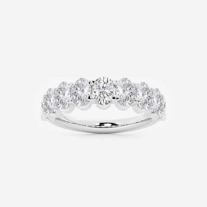 Oval Wedding Band