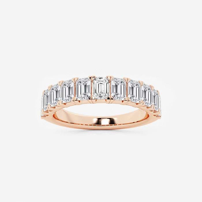 Emerald Wedding Band