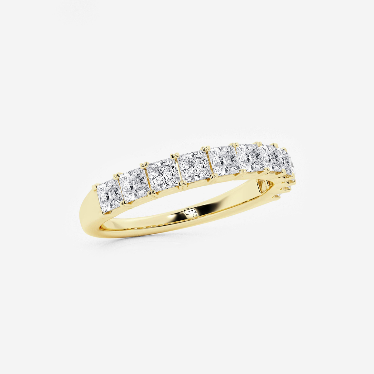 Additional Image 1 for  1 ctw Princess Lab Grown Diamond Wedding Band