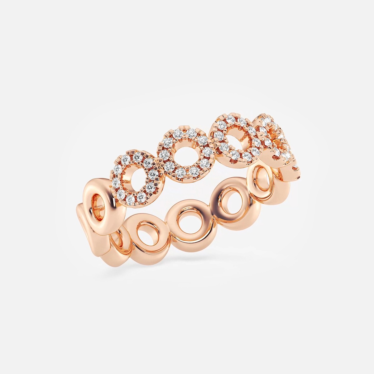 Additional Image 1 for  1/4 ctw Round Lab Grown Diamond Circle Band