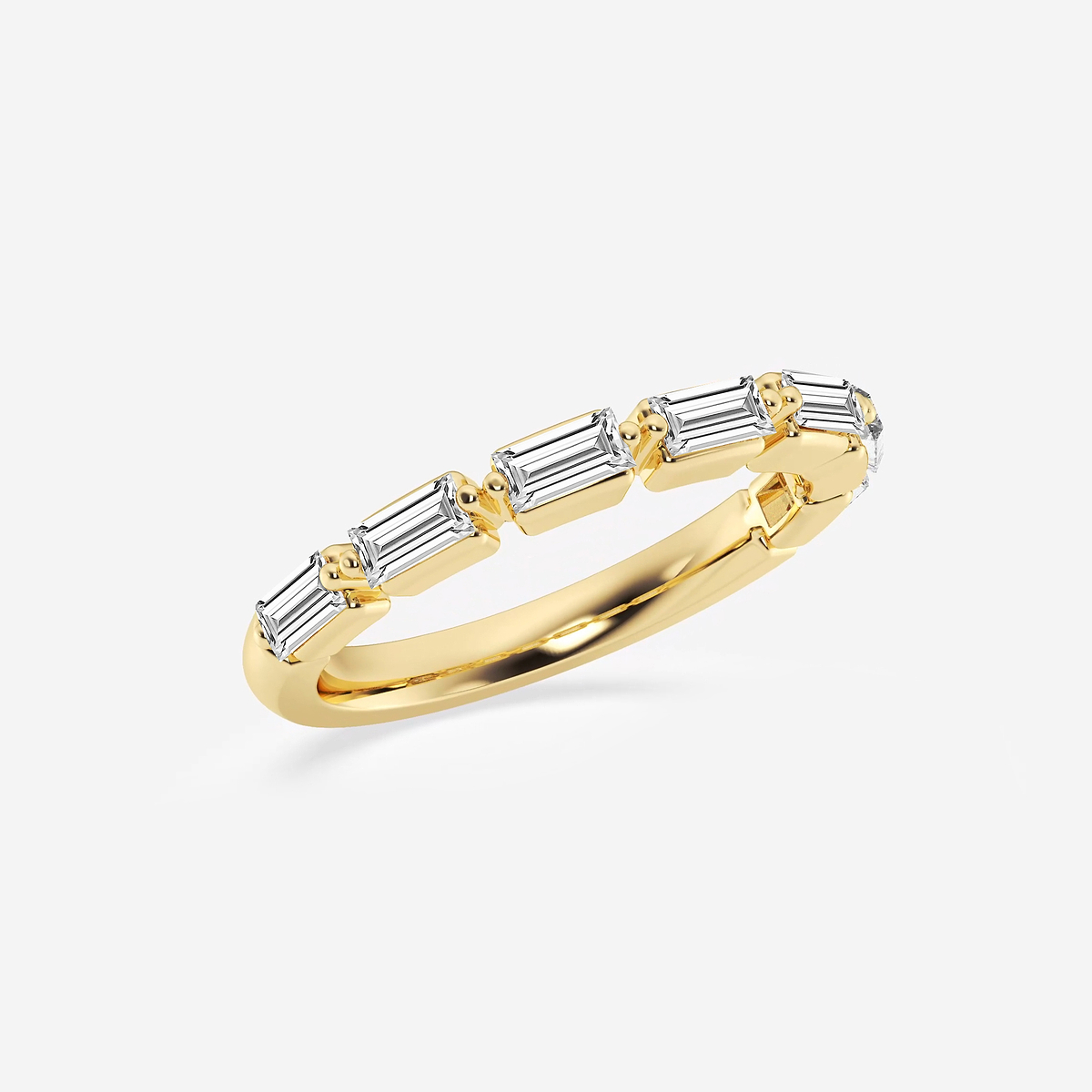 Additional Image 1 for  3/4 ctw Baguette Lab Grown Diamond Floating Ring