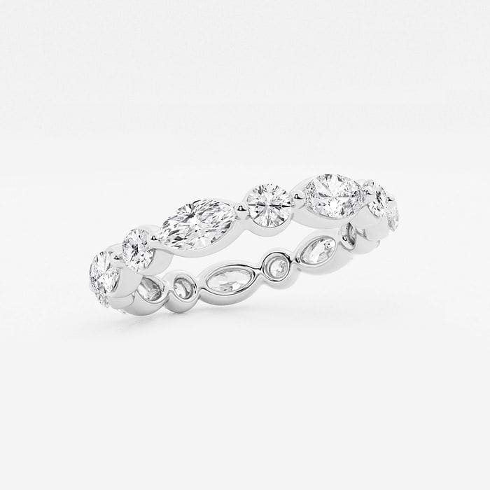 Floating Marquise Eternity Band