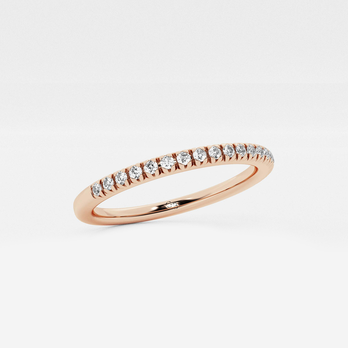 Additional Image 1 for  1/2 ctw Round Lab Grown Diamond Wedding Band