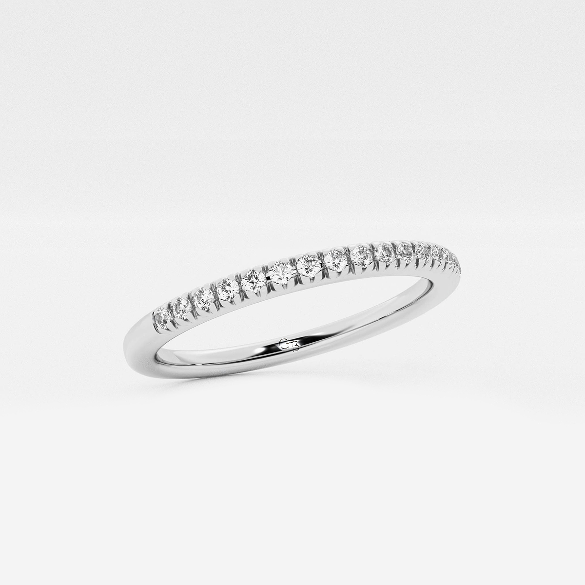 Additional Image 1 for  1/2 ctw Round Lab Grown Diamond Wedding Band