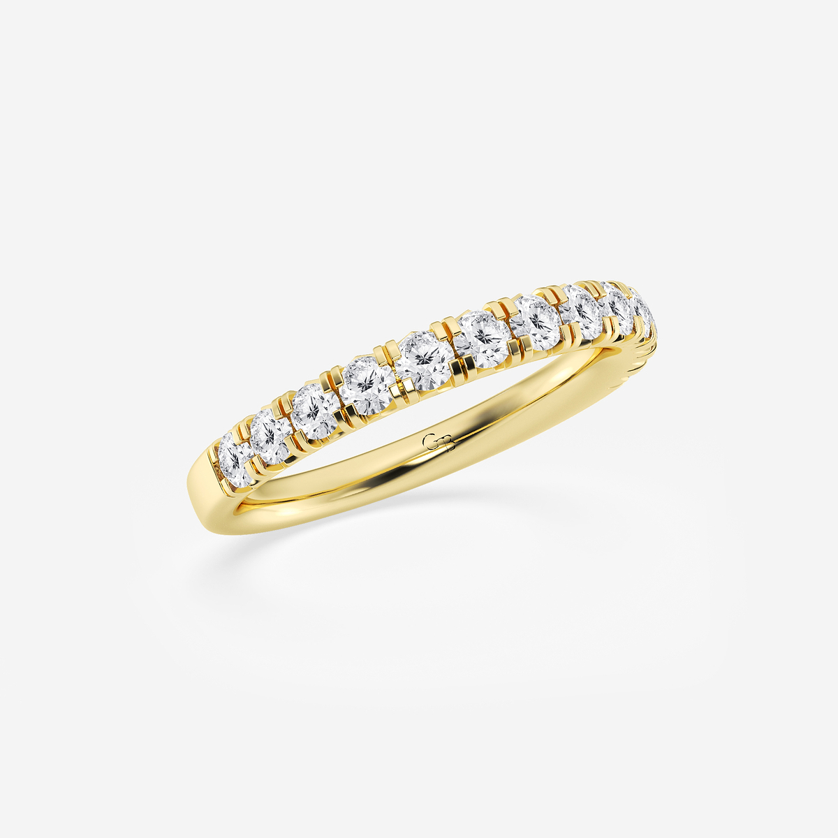Additional Image 1 for  3/4 ctw Round Lab Grown Diamond French Pave Wedding Band