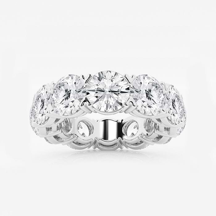 V-Prong Round Eternity Band