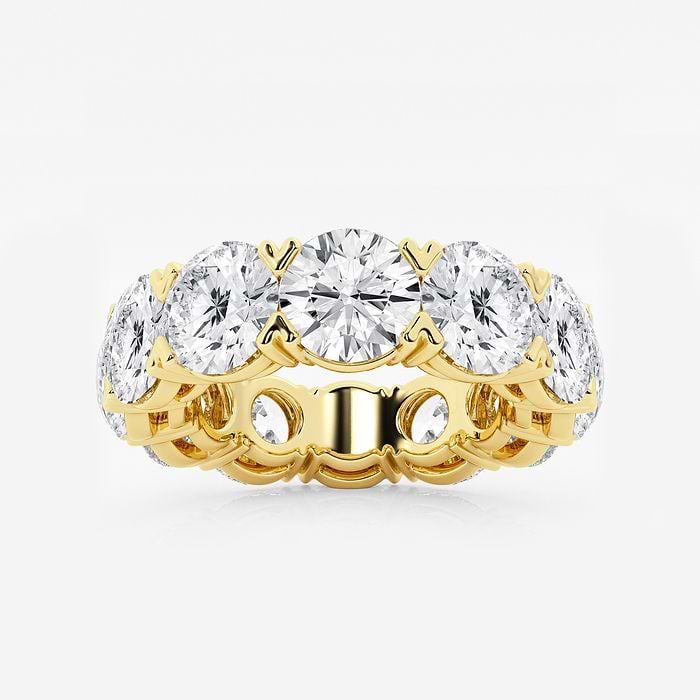 V-Prong Round Eternity Band