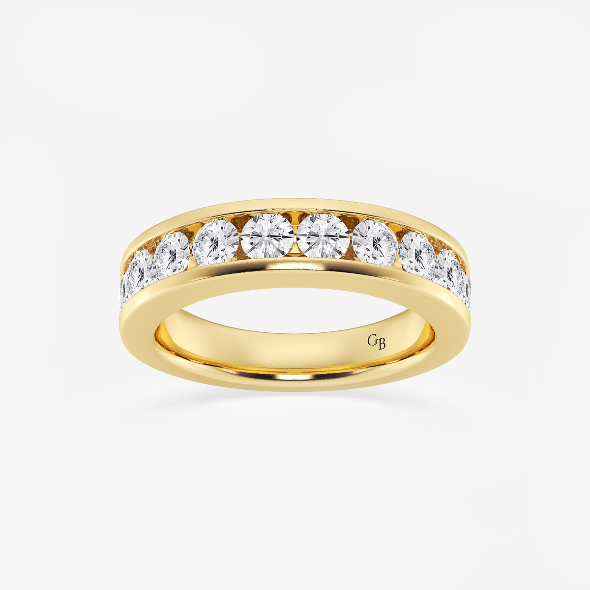1 1/2 ctw Round Lab Grown Diamond Wedding Band