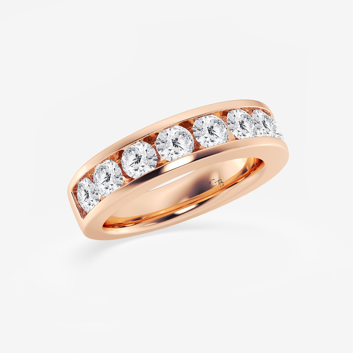 Additional Image 1 for  2 ctw Round Lab Grown Diamond Wedding Band