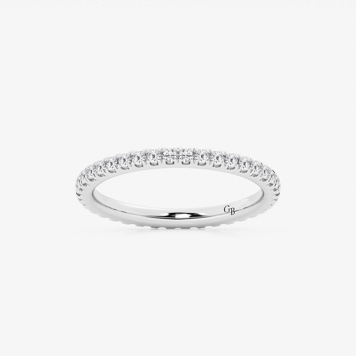 1 ctw Round Lab Grown Diamond Prong Set Wedding Band
