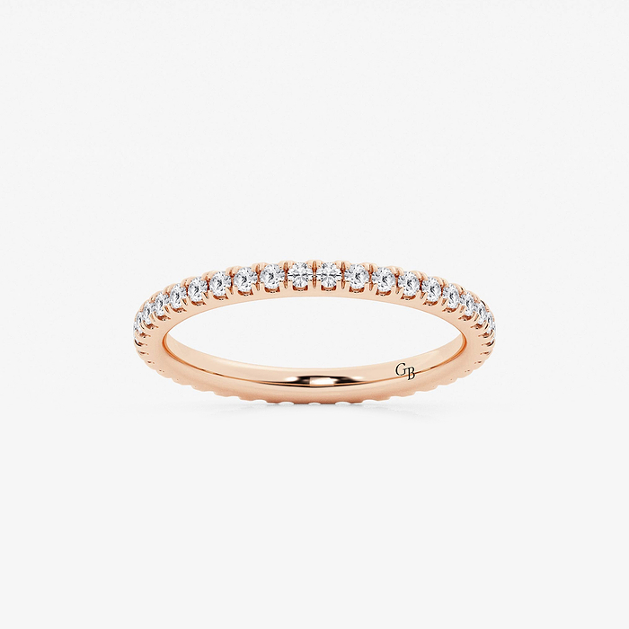 1 ctw Round Lab Grown Diamond Prong Set Wedding Band