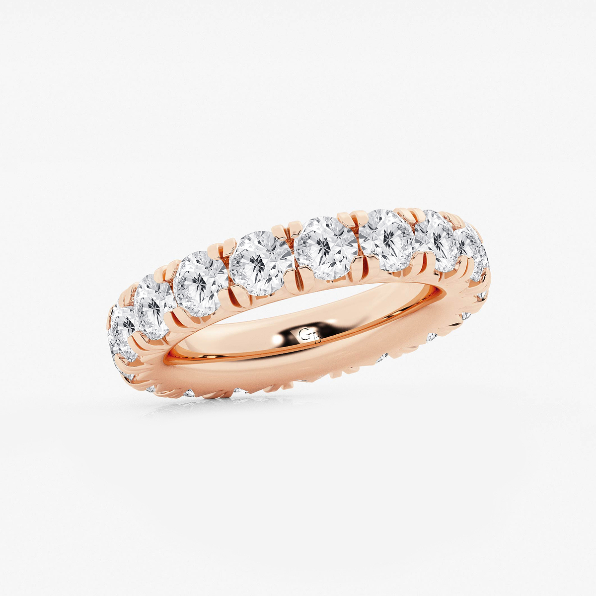Additional Image 1 for  5 ctw Round Lab Grown Diamond Eternity Band - 4.4mm Width