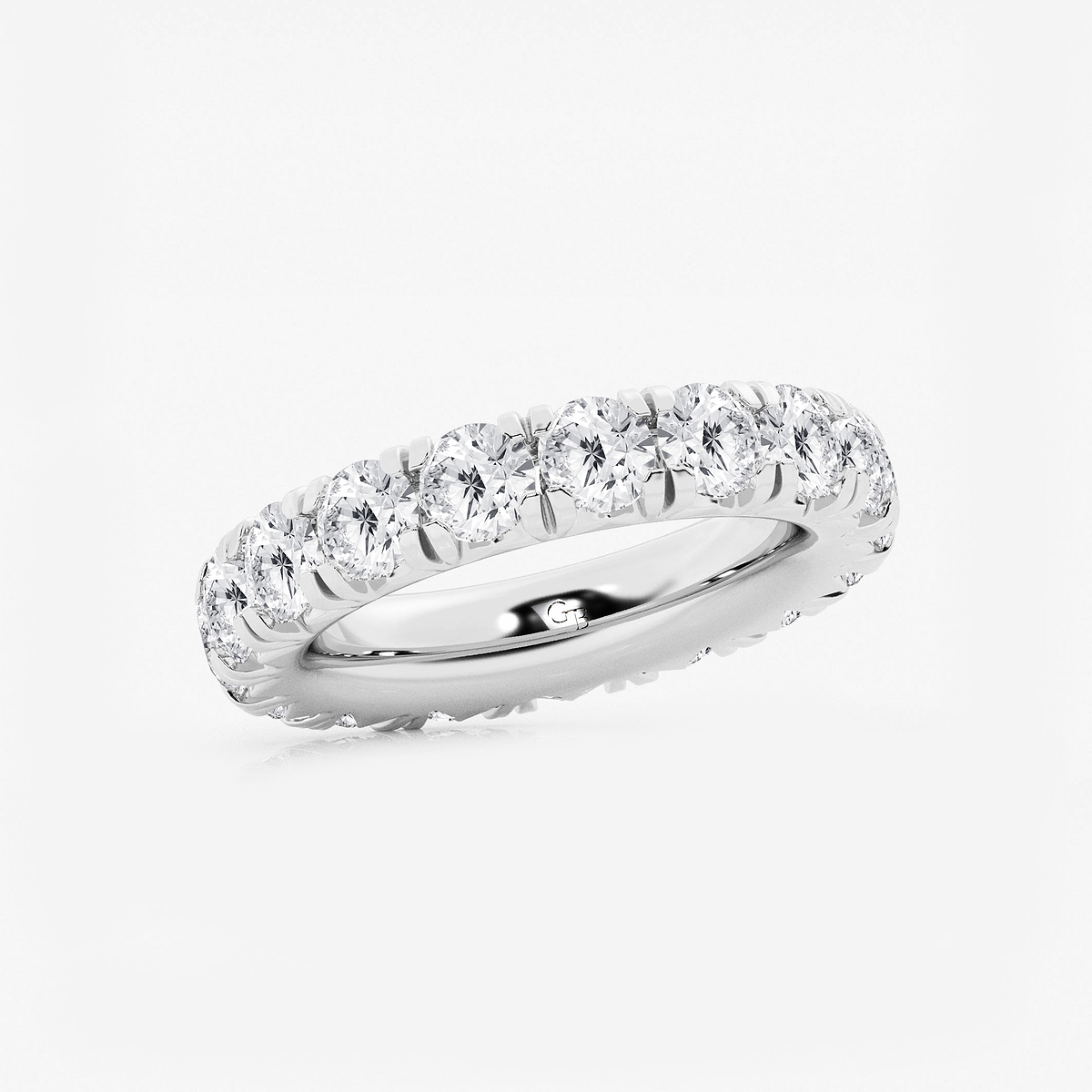 Additional Image 1 for  5 ctw Round Lab Grown Diamond Eternity Band - 4.4mm Width
