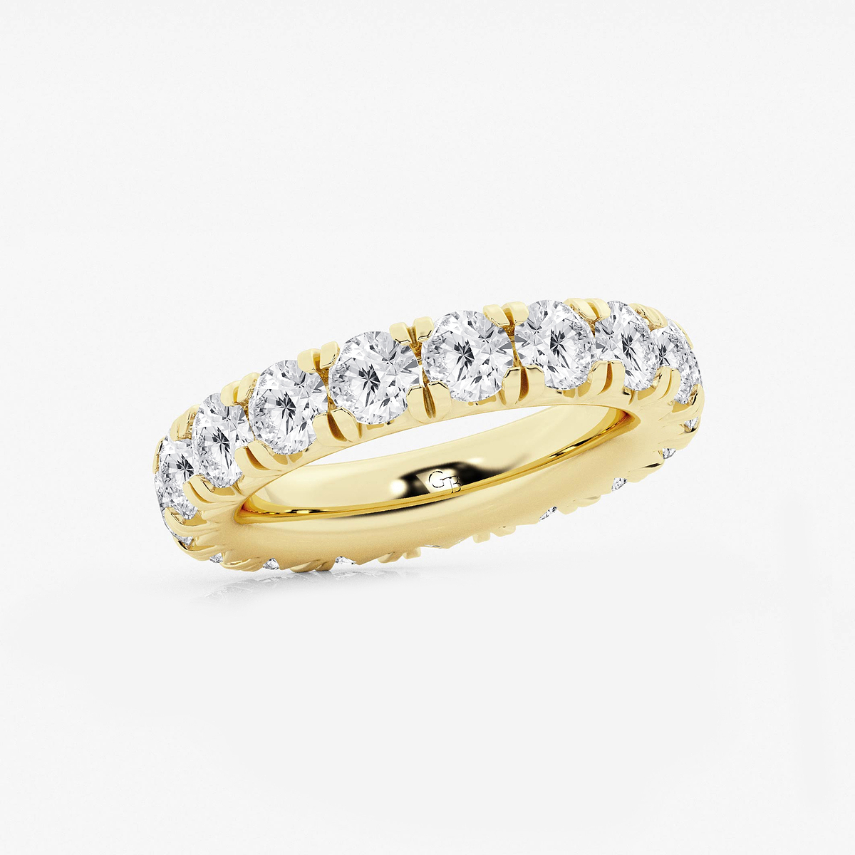 Additional Image 1 for  5 ctw Round Lab Grown Diamond Eternity Band - 4.4mm Width