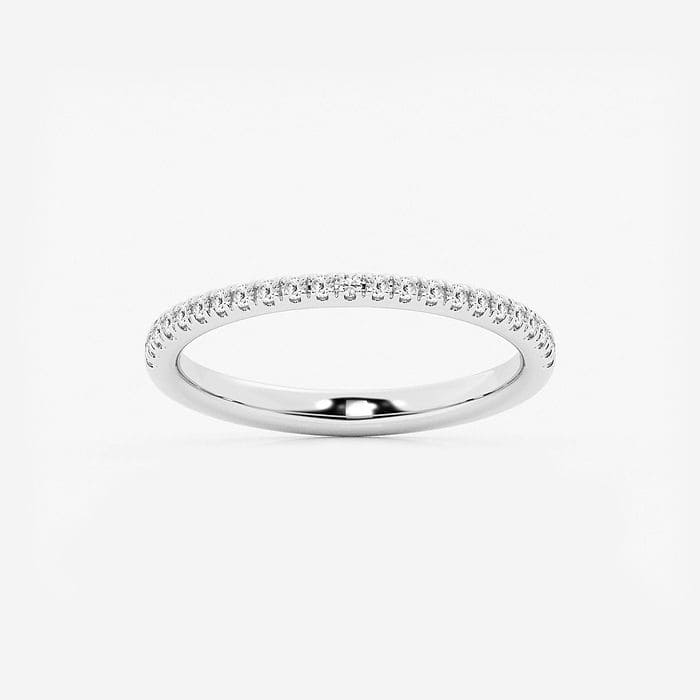 3 1/2 ctw Emerald Lab Grown Diamond Hidden Halo Engagement Ring 14K White Gold, E, VS1