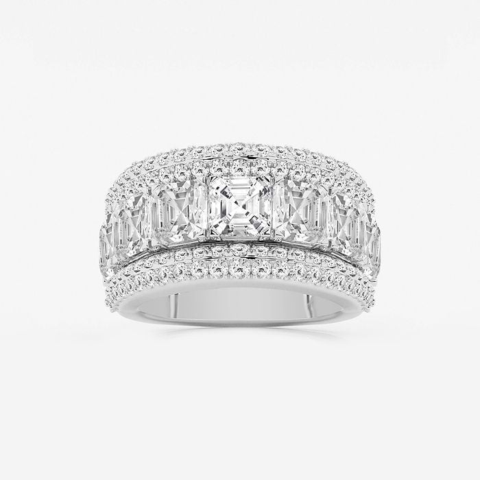 Multi-Row Asscher Fashion Band