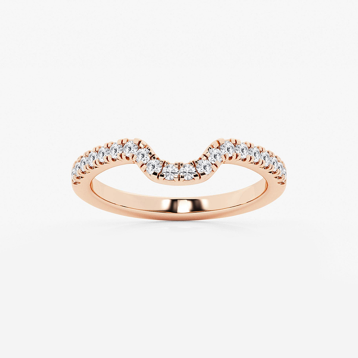 1/4 ctw Round Lab Grown Diamond Wedding Band