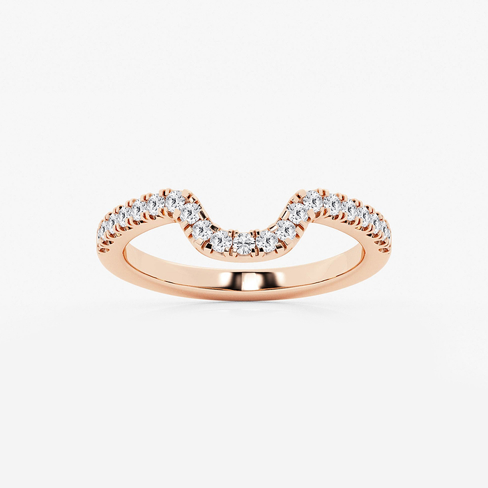 1/4 ctw Round Lab Grown Diamond Wedding Band