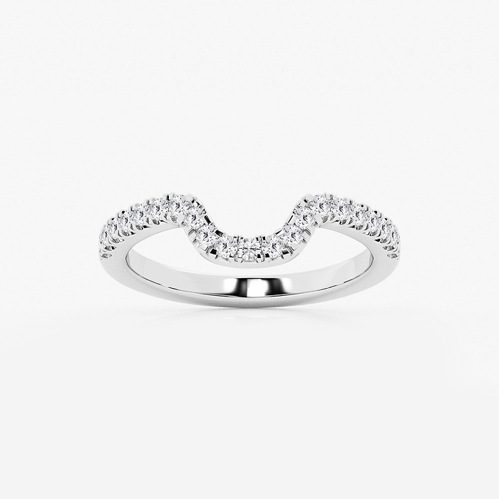 1/4 ctw Round Lab Grown Diamond Wedding Band