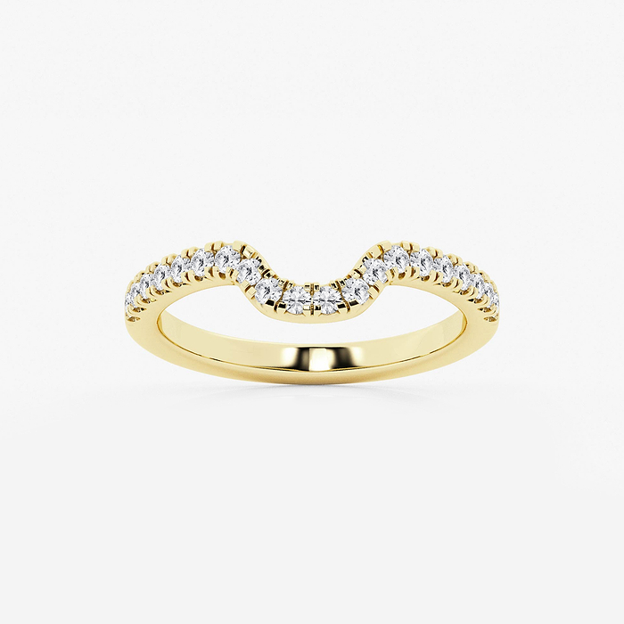 1/4 ctw Round Lab Grown Diamond Wedding Band