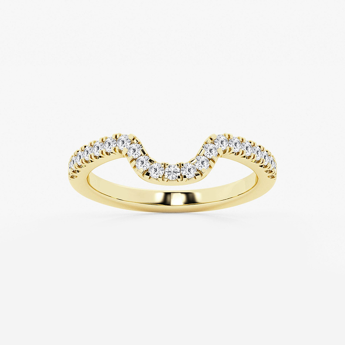 1/4 ctw Round Lab Grown Diamond Wedding Band