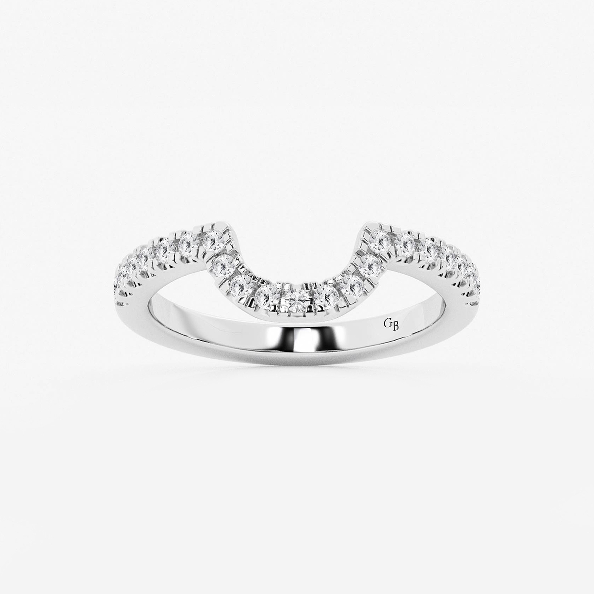 1/3 ctw Round Lab Grown Diamond Prong Set Wedding Band