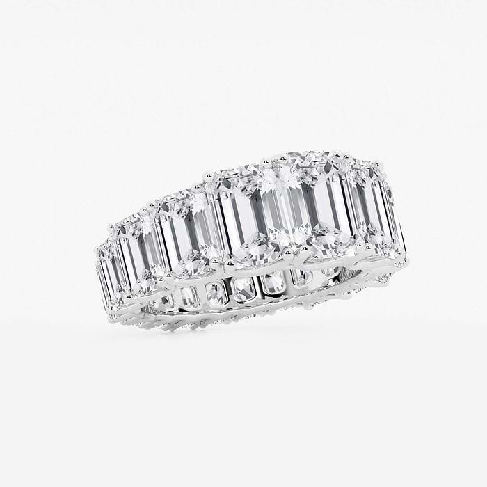 Graduated Emerald Eternity Band