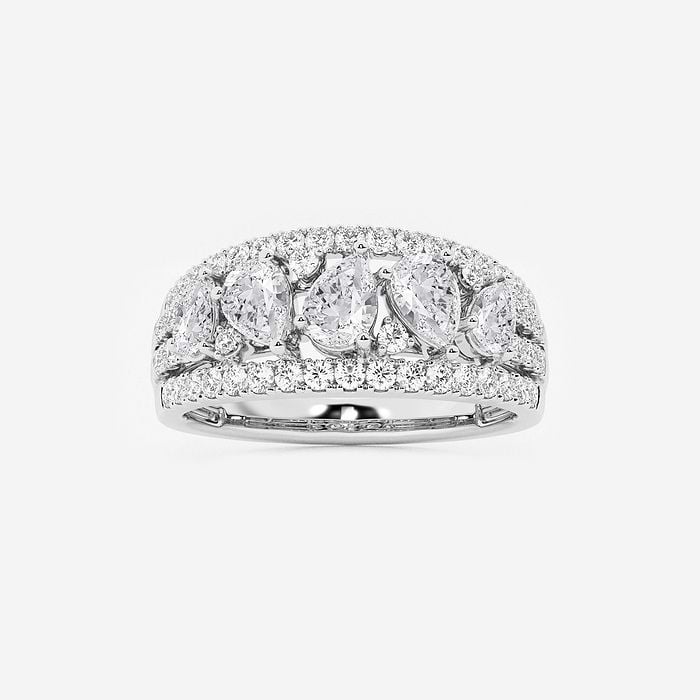 Alternating Multi-Shape Fashion Band