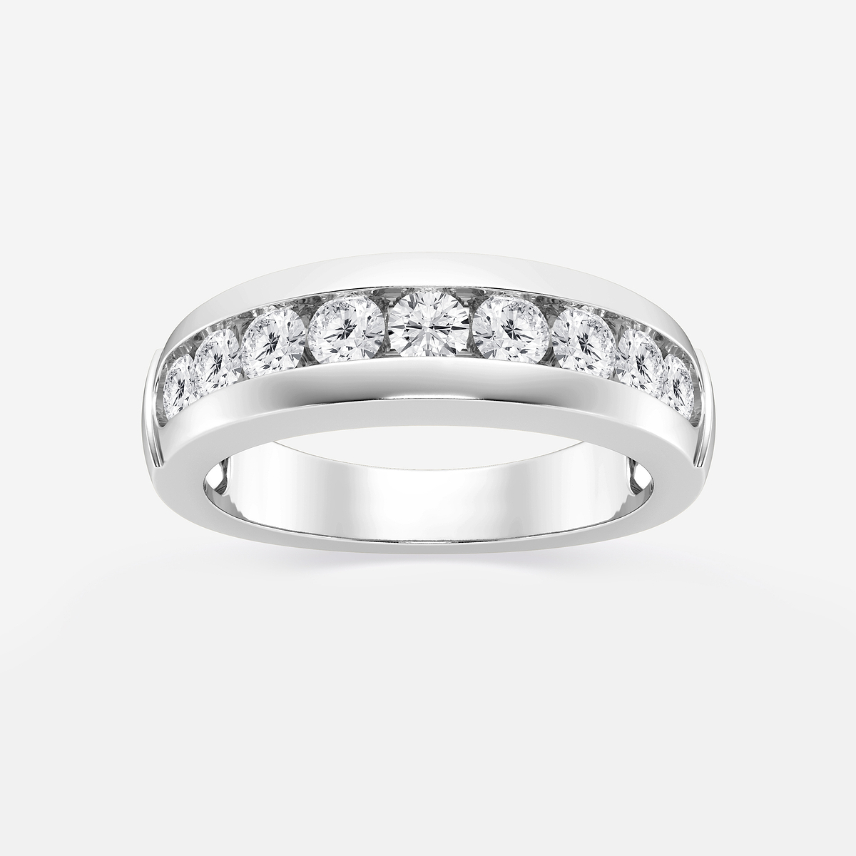 1 ctw Round Lab Grown Diamond Nine-Stone Wedding Band