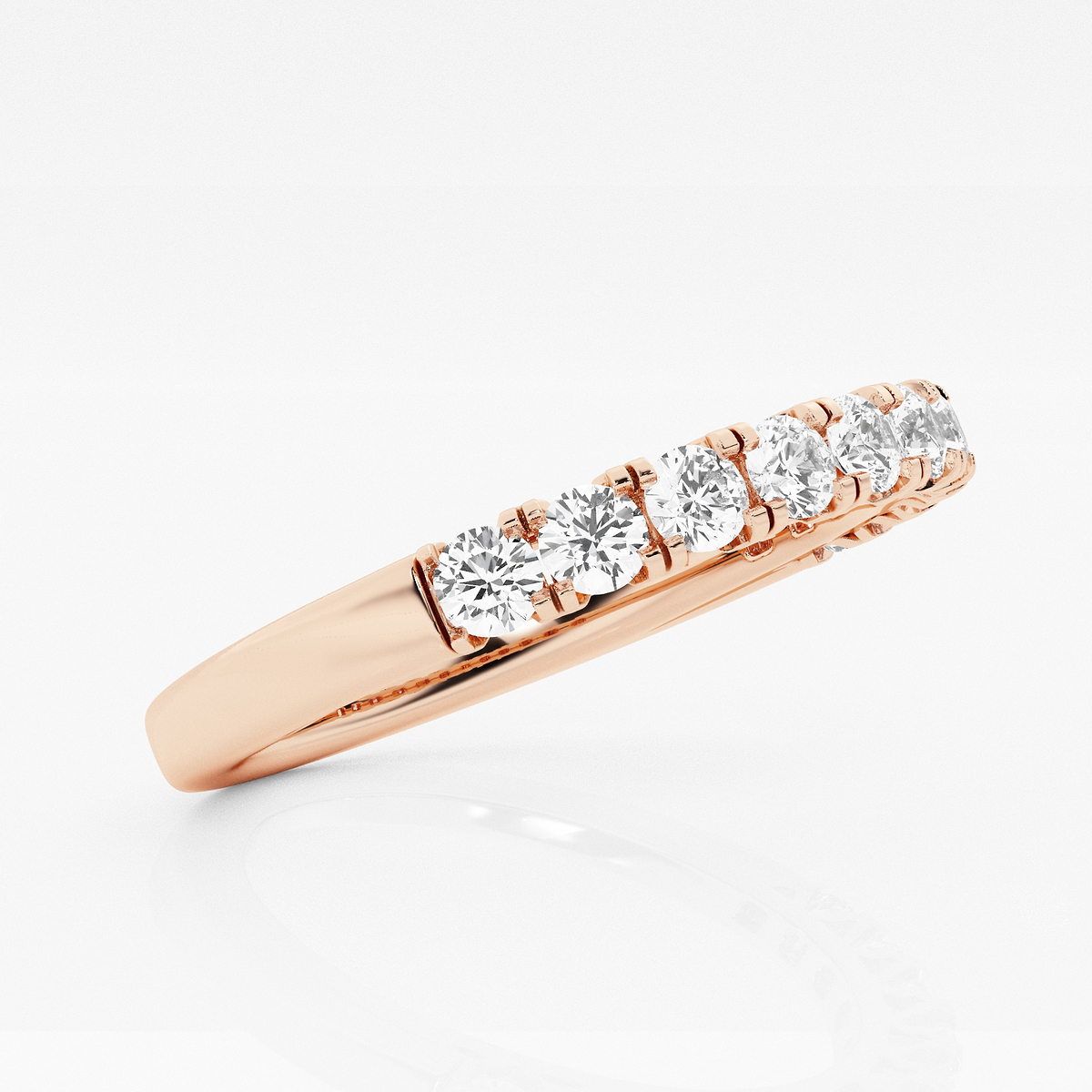 Additional Image 1 for  1/2 ctw Round Lab Grown Diamond Eleven-Stone Wedding Band