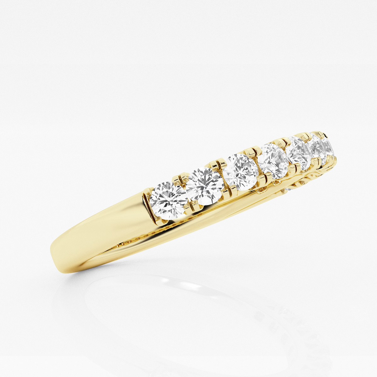 Additional Image 1 for  1/2 ctw Round Lab Grown Diamond Eleven-Stone Wedding Band