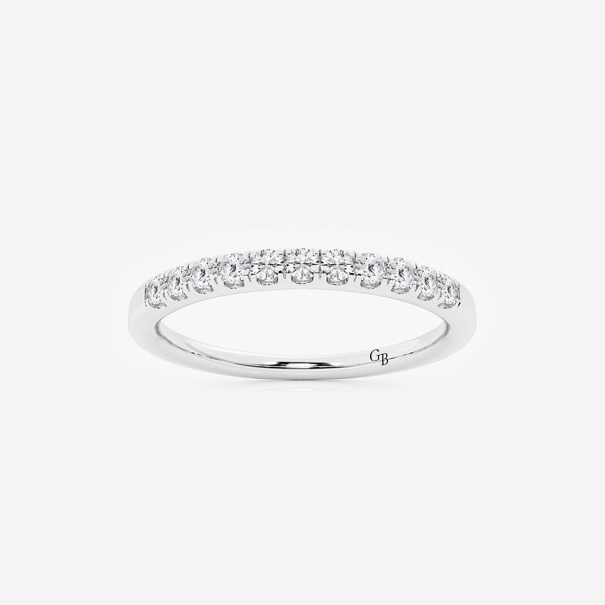 1/4 ctw Round Lab Grown Diamond Eleven-Stone Wedding Band