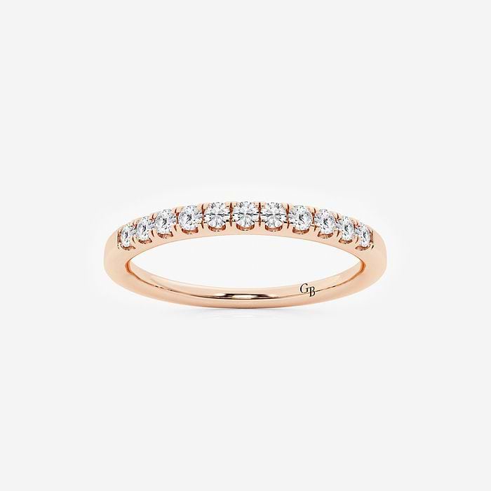 1/4 ctw Round Lab Grown Diamond Eleven-Stone Wedding Band
