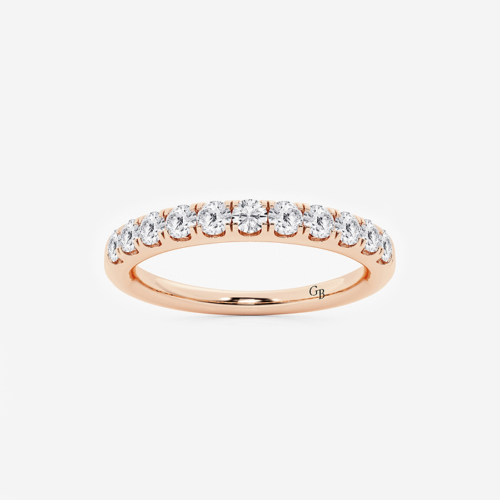 Alison Band - 1/2 ctw Round Lab Grown Diamond Eleven-Stone Wedding Band