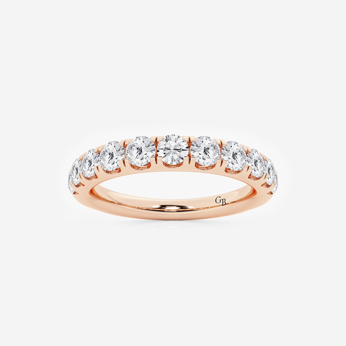 1 ctw Round Lab Grown Diamond Eleven-Stone Wedding Band