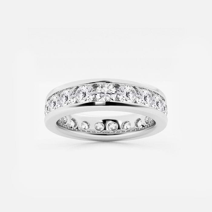 Channel Set Round Eternity Band